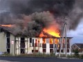 В Брехово сгорел большой частный дом