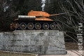 «Танк Т-34» на въезде в Зеленоград внезапно порыжел