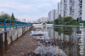 Михайловский пруд обмелел из-за теплой зимы