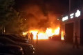 Несколько машин сгорели в 6-м микрорайоне