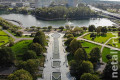 Коммунальщики прокомментировали «выход из берегов» фонтана в парке Победы