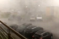 Мощный ливень в Зеленограде. Видео