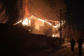 В деревне Рузино сгорел недостроенный дом