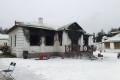 В Середниково сожгли «школу» ради съемок кино