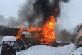 В Зеленограде горит ресторан «Раздолье»