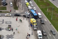 Двух пассажиров автобуса госпитализировали после ДТП на площади Юности