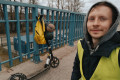 Путешественник на самокате заедет в Зеленоград по дороге из Петербурга во Владивосток
