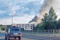 Над рестораном в центре Зеленограда поднялся столб дыма