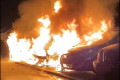 В 11-м микрорайоне ночью сгорели три машины